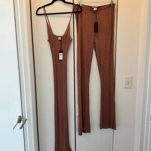 Nensi Dojaka x Calvin Klein Sheer Knit Set - BRAND NEW WITH TAGS - L